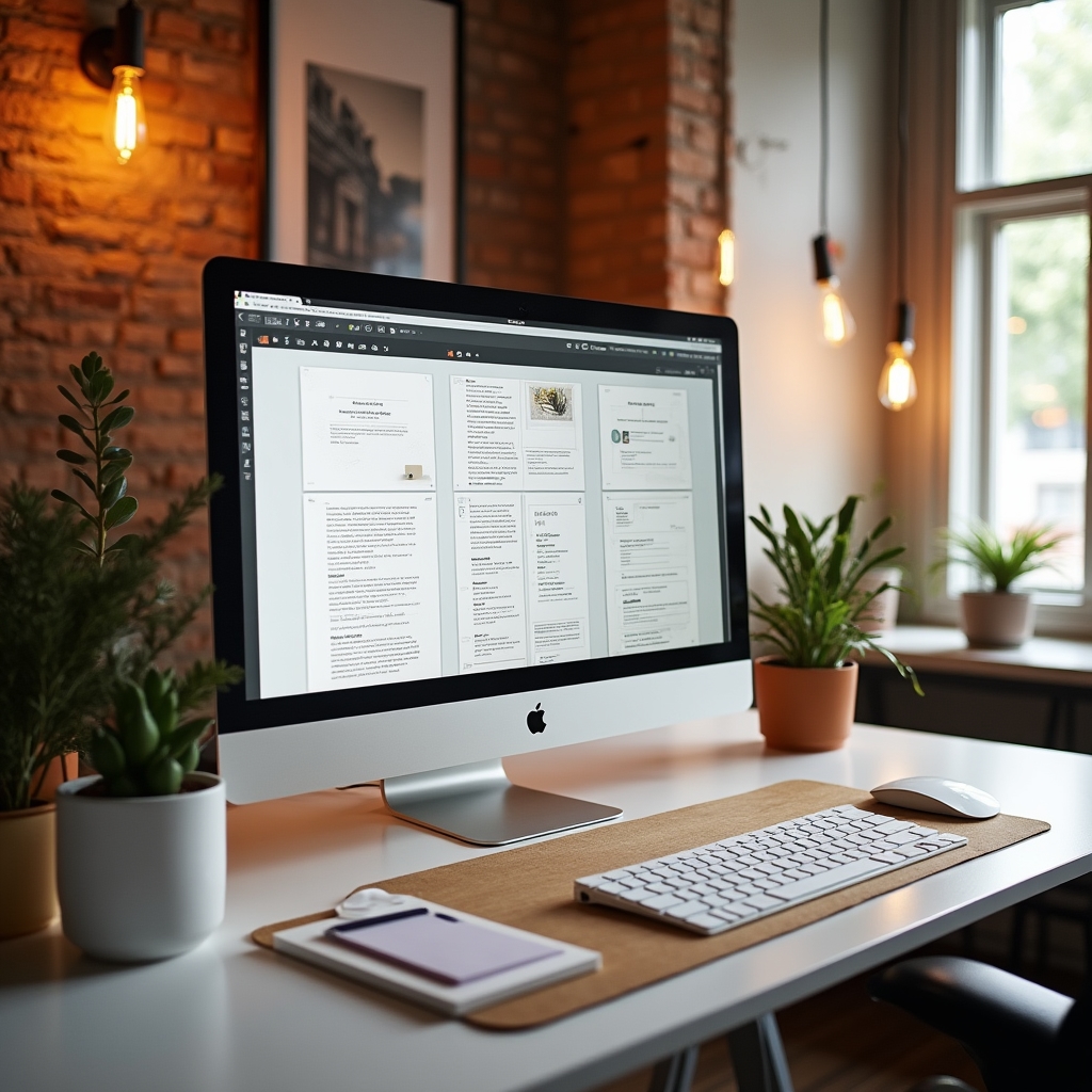 Modern professional workspace in Salta, Argentina with natural light and contemporary design